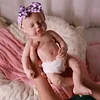 16'' Realistic Silicone Sleeping Baby Little Infant Girl Haroina Physical and Mental Accompaniment - RBBI-Myrebornbabydoll&reg; Myrebornbabydoll&reg;