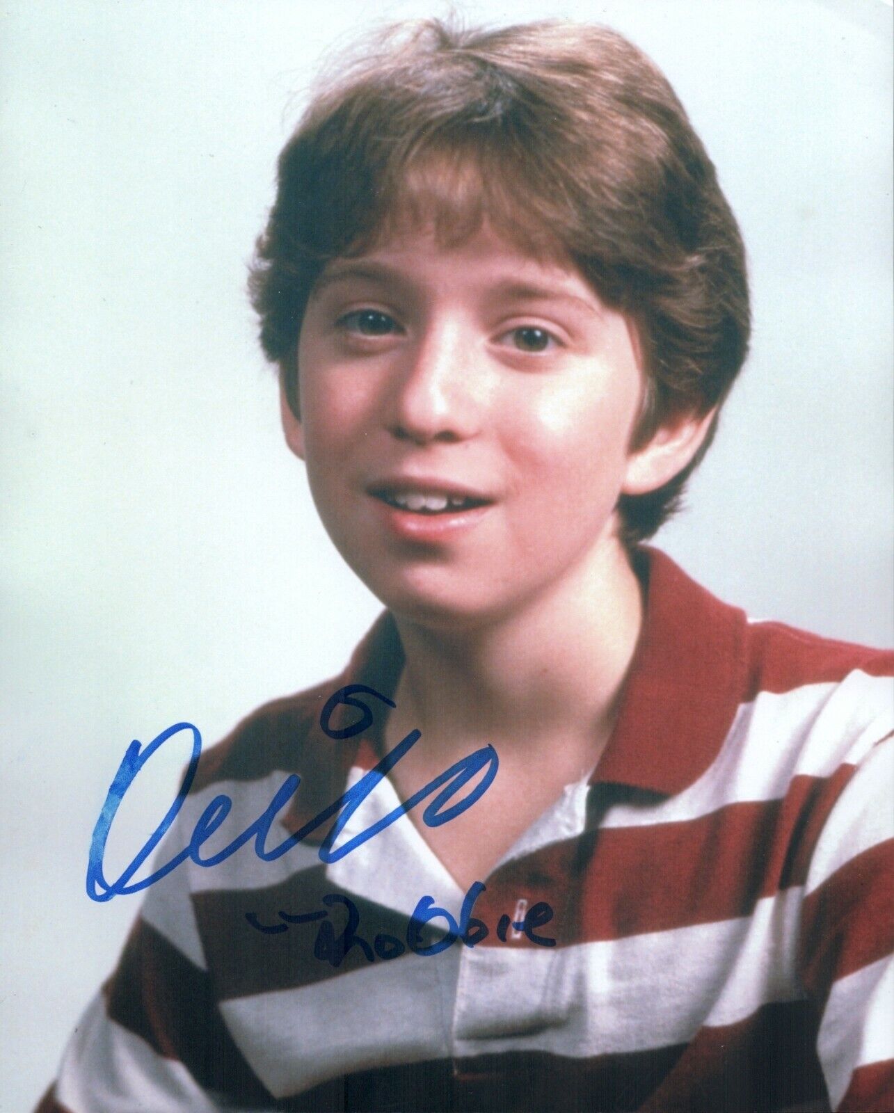 OLIVER ROBINS Signed ROBBIE 8x10 Photo Poster painting POLTERGEIST Horror Authentic Autograph