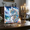 Framed Diamond Painting - Special Shaped - Wolf (25x25cm)