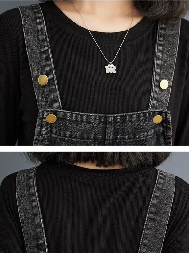 Women Half Sleeve V-neck Solid Color Dress