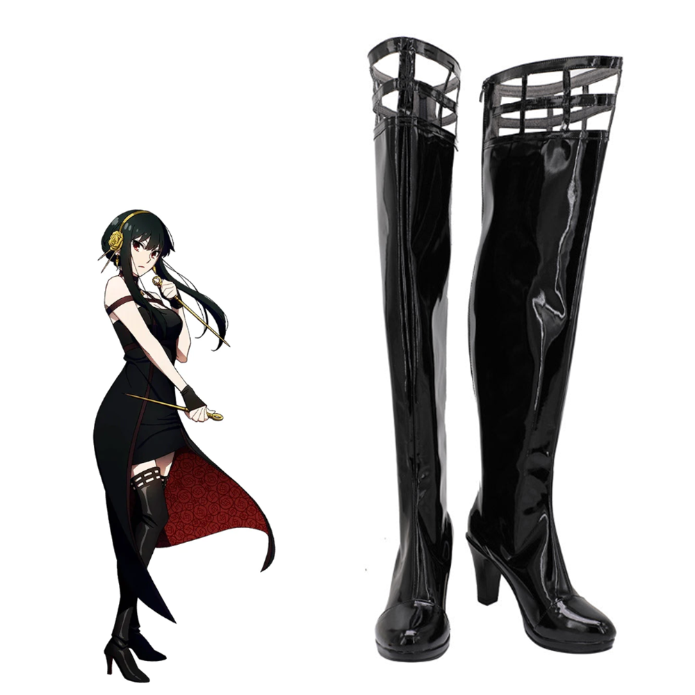Anime SPY × FAMILY 2 Thorn Princess Yor Briar Cosplay Shoes Boots Accessory Halloween Costumes Props