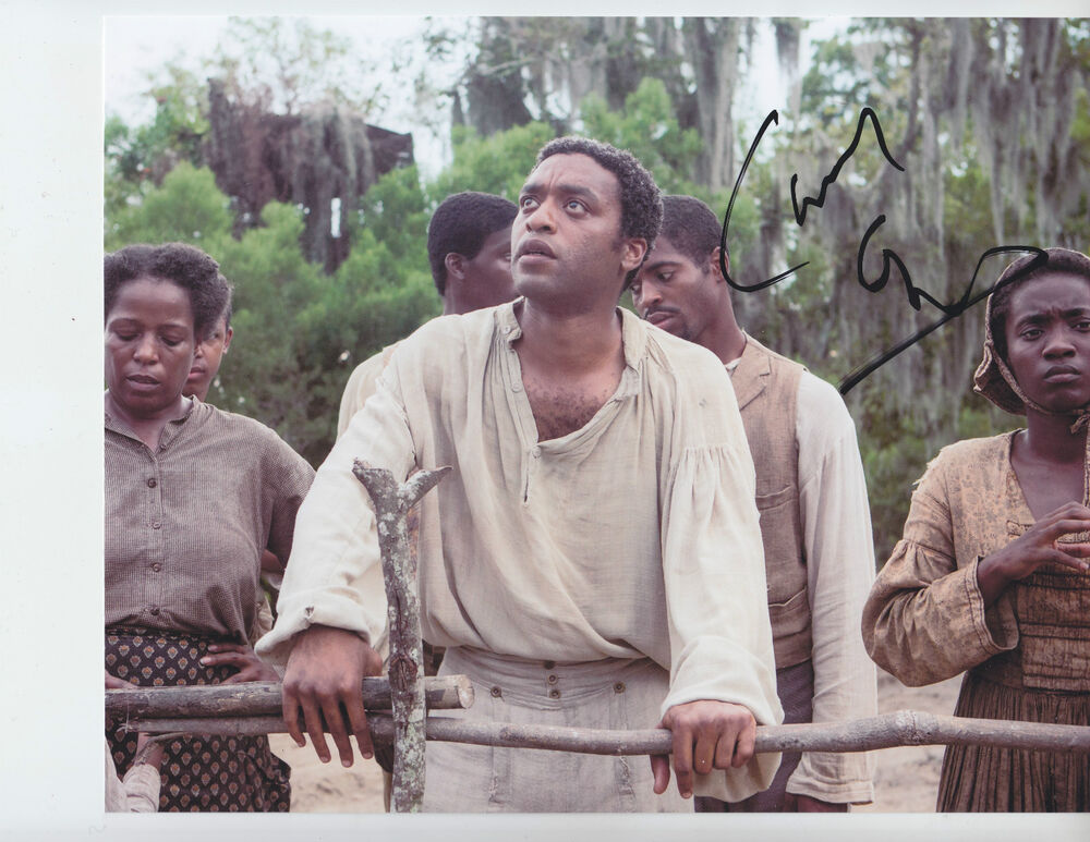 Chiwetel Ejiofor  -  12 YEARS A SLAVE - signed 8x10