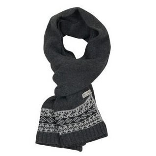 Men's Check Warm Cashmere Knitted Wool Scarf