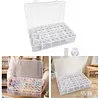3Psc Pumpkin +48Pcs Round Bottles Diamond Painting Containers Multi Purpose Portable Plastic Case Box with Stickers & Compartments Arts Crafts Storage Bottle for Hardware Rhinestone (48PCS)