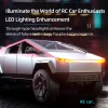 Pickup Alloy Car Cybertruck Scale Remote Control Toy Car 1:24 Cyber Simulation Camping Car Model