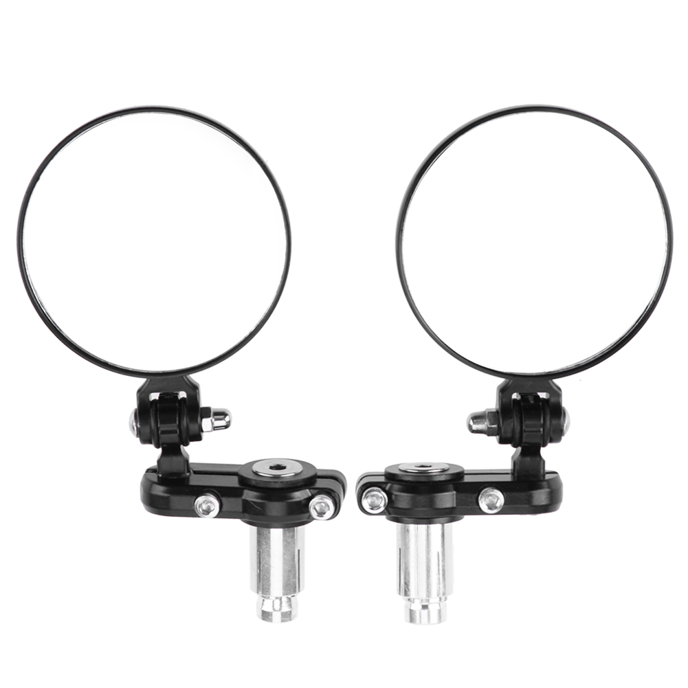 

Universal Motorcycle Aluminum Fodable Handle Bar End Rearview Side Mirrors, 501 Original