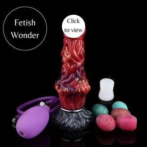 Inflatable Ovipositor Toy Alien Birthing Knot Fantasy Egg Pump