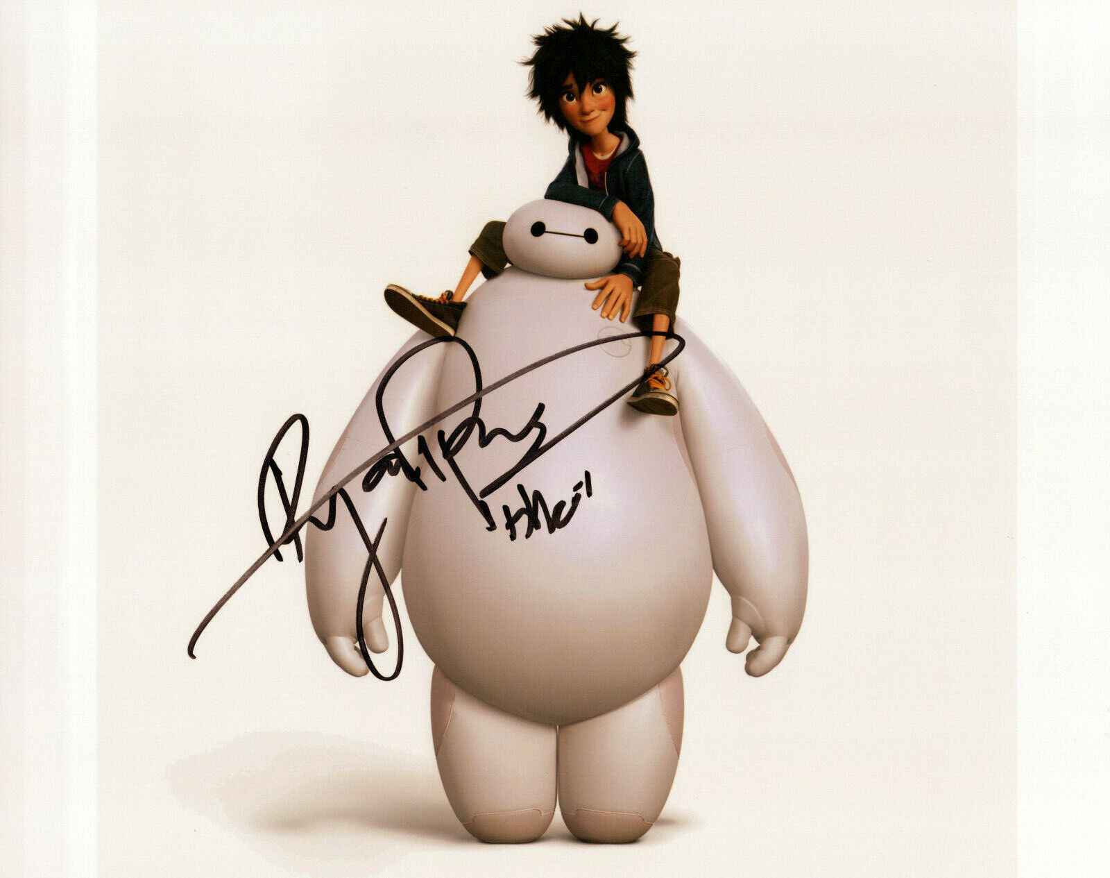 Ryan Potter Big Hero 6 autographed Photo Poster painting signed 8X10 #2 wrote Hiro