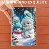 2pcs DIY 5d Diamond Painting Acryl Schmuckschatulle Kit Geschenk für Erwachsene (Schneemann)