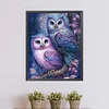 >SALE<5D DIY Full Round Drill Partial AB Diamond Painting Owl Decoration 45x55CM