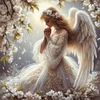Praying Angel - 11CT Stamped Cross Stitch - 50*50cm