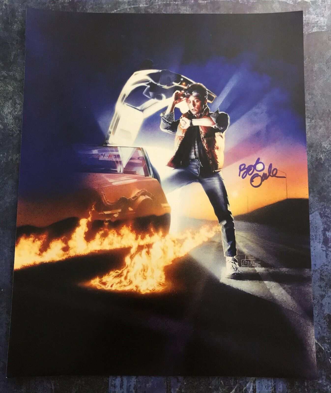 GFA Back to the Future Writer * BOB GALE * Signed 11x14 Photo Poster painting B7 COA