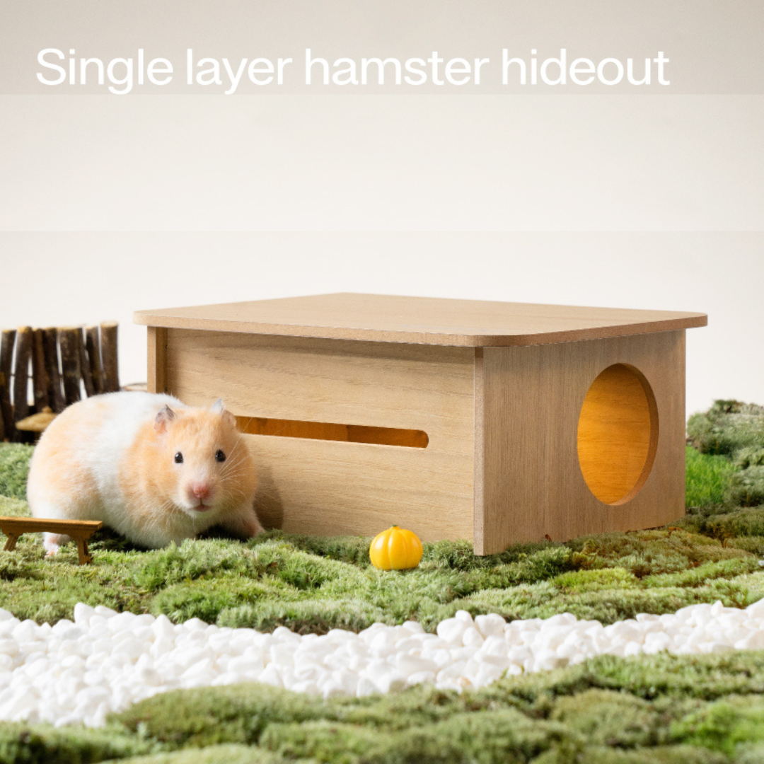 Hamster Hideout Wooden House