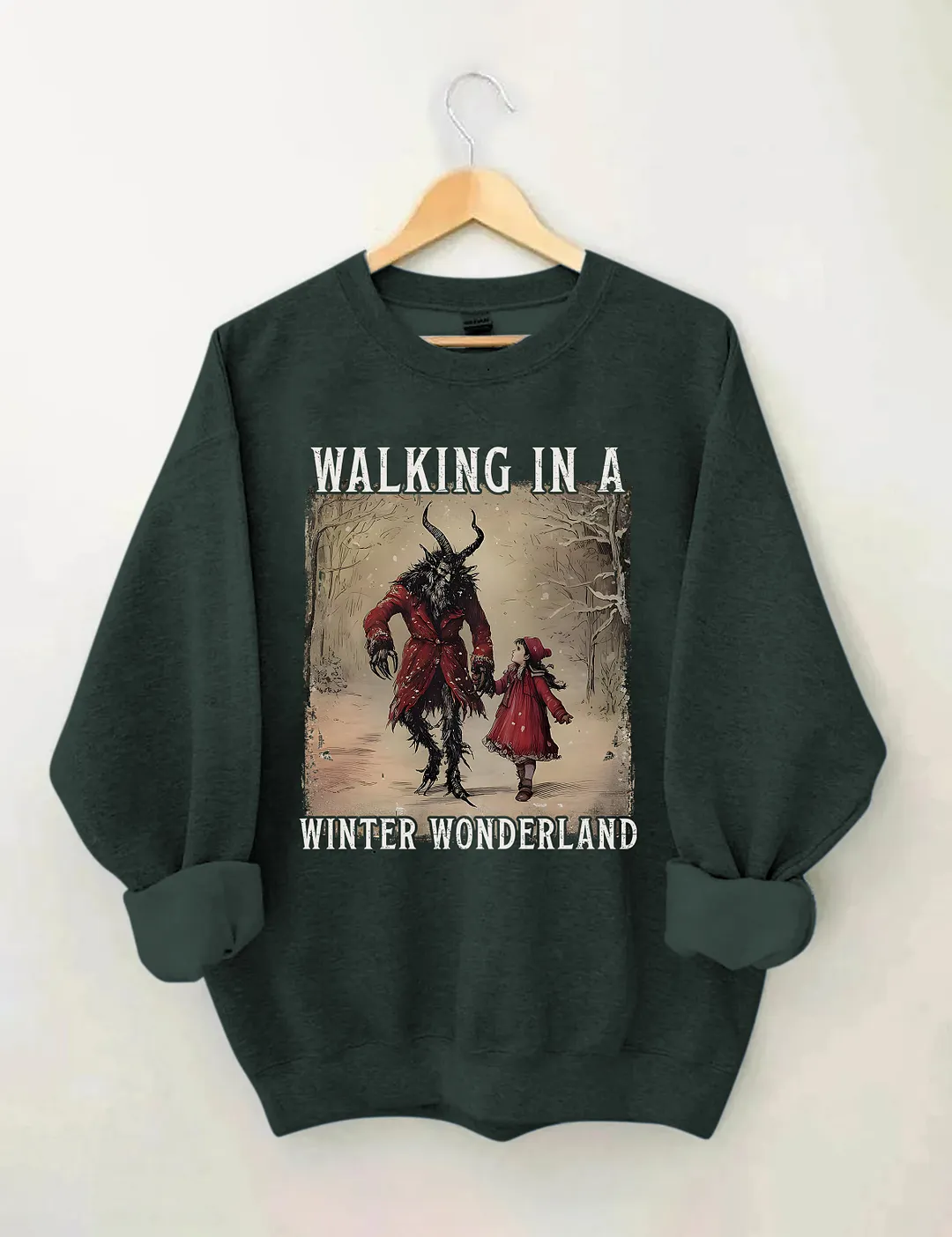 Walking In A Winter Wonderland Christmas Sweatshirt