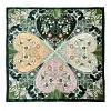 Polka Dots Floral Painting Shawl Scarf
