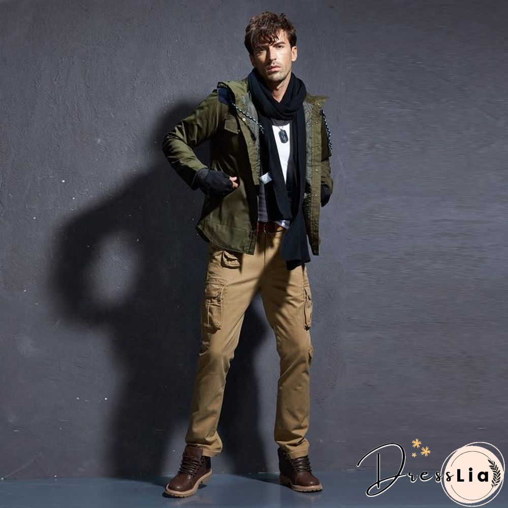 Men Casual Pants Military Tactical Pantalon Camouflage Homme Slim Fit Cargo Pants Homber Modis Black Uomo Trousers