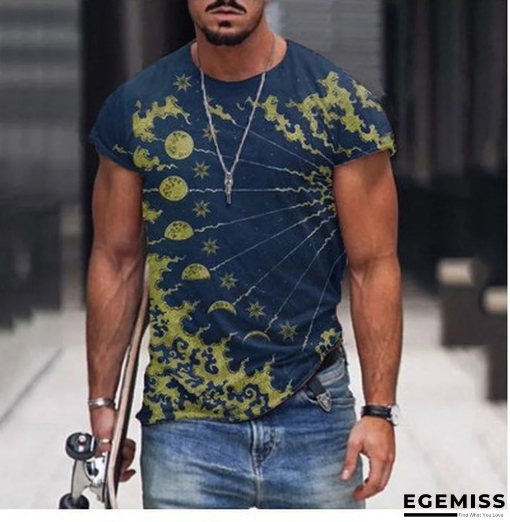 3D Personalized Printing Fashion Trend Boys Lightweight Breathable Short Sleeve T-shirt | EGEMISS