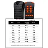 22 Heating Zones Electric Heated Vest USB V Neck Thermal Clothes for Outerwear