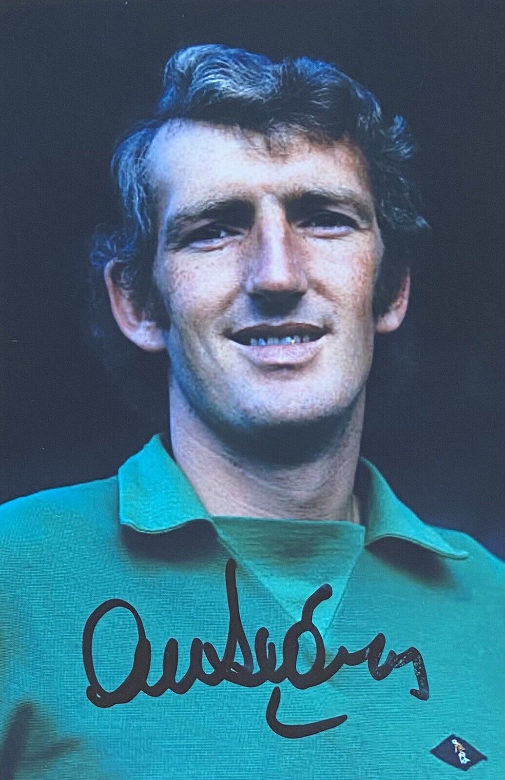 Alex Stepney Genuine Hand Signed Manchester United 6X4 Photo Poster painting 4