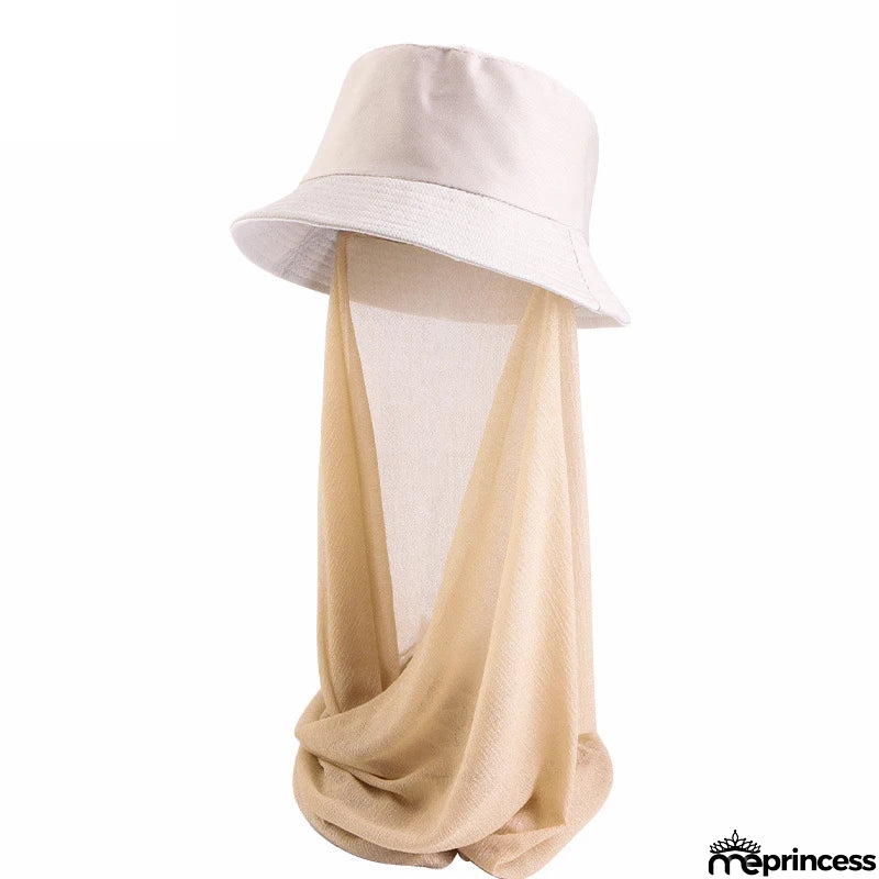 Women's Arabian Polyester Head Wrap Solid Pattern Elegant Hijabs