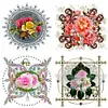 4pcs Diamond Painting -DIY Round Drill Mmandala Bouquet