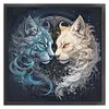 Tai Chi Yin Yang Cat - 14CT Stamped Cross Stitch - 40*40cm