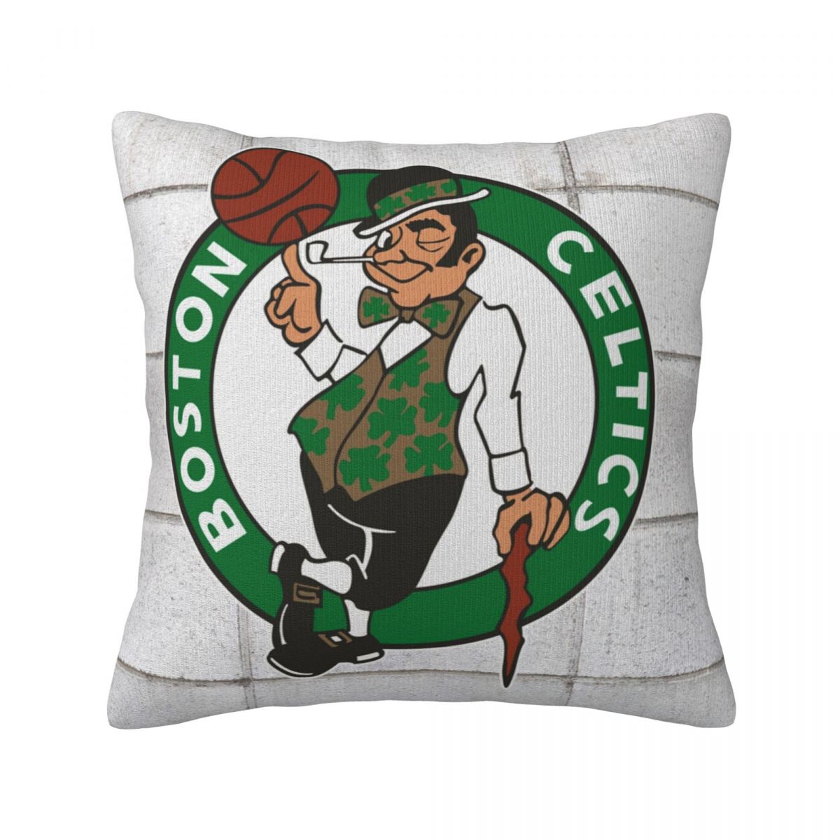 Boston Celtics Brick Wall Pillow Covers 18x18 Inch