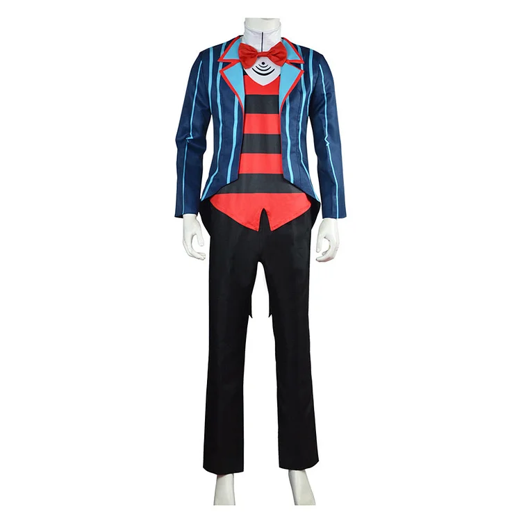 Helluva Boss (2024) Vox Blue Set Cosplay Hazbin Hotel Costume Outfits Halloween Carnival Suit