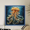 Deep Sea Jellyfish-14CT Stamped Cross Stitch 53*55cm/20.87*21.65in tapestrymarket