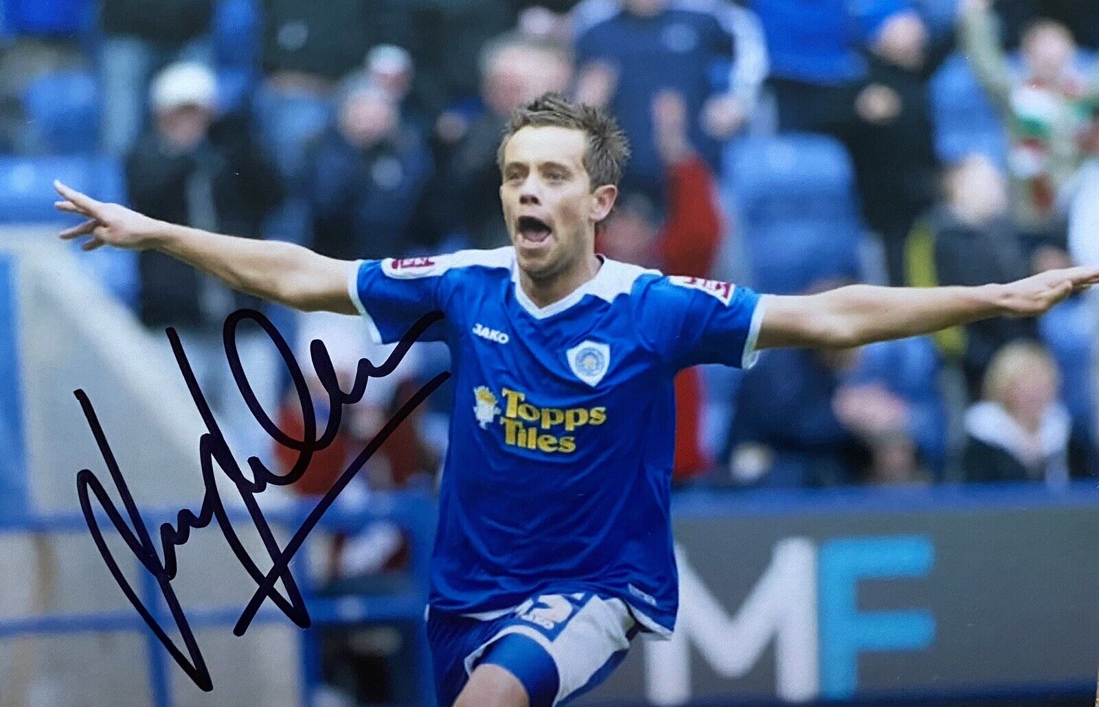 Lee Hendrie Genuine Hand Signed Leicester City 6X4 Photo Poster painting 2