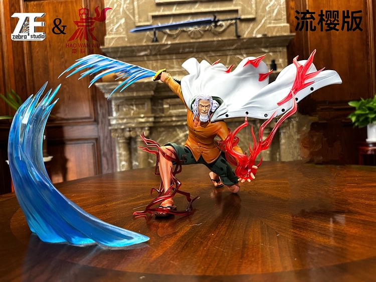 Pre-order Zebra Studio x HaoWanWu Studio- One Piece The pirate king POPMAX resonance series Silvers Rayleigh Statue-豪玩屋