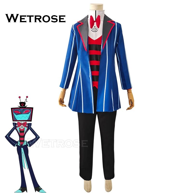 【Wetrose】 Mr. Vox Cosplay Costume Hazbin Hotel Season 2 S2 Voxy ...