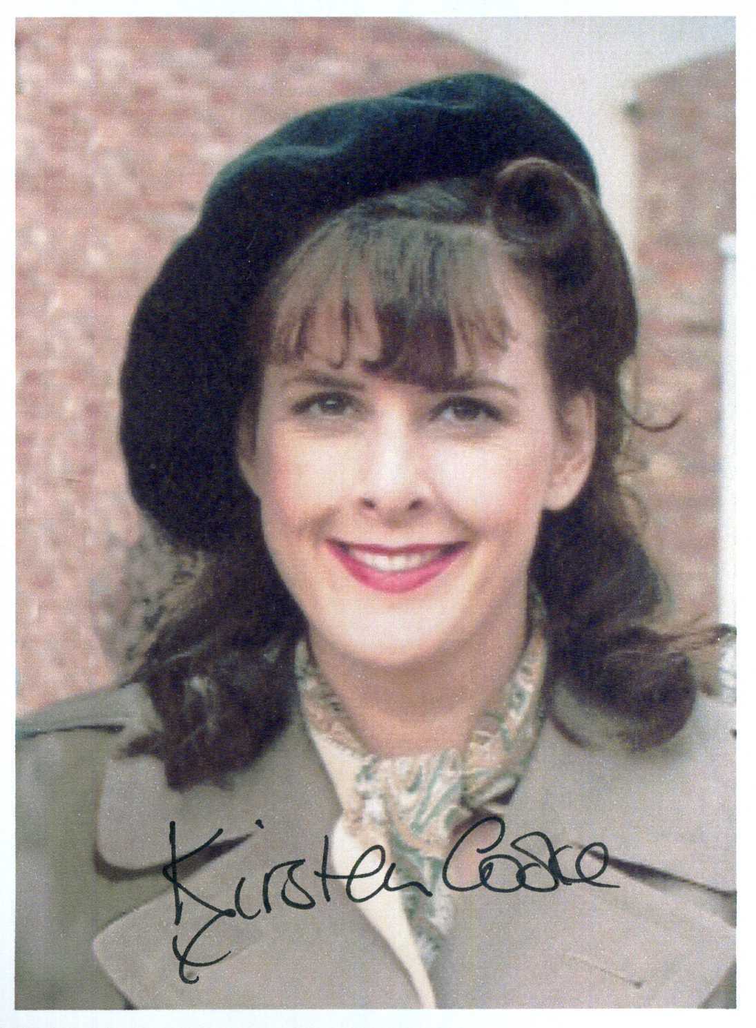 KIRSTEN COOKE Signed Photo Poster paintinggraph - TV Actress - 'ALLO 'ALLO - preprint