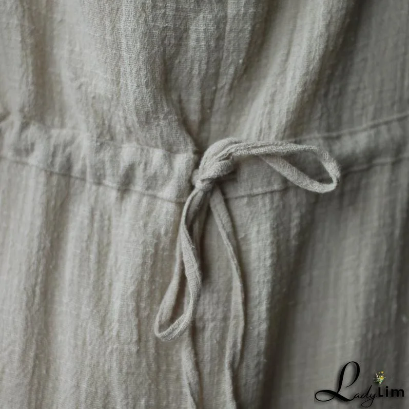 Black Linen Maxi Dress Sleeveless Summer Dresses