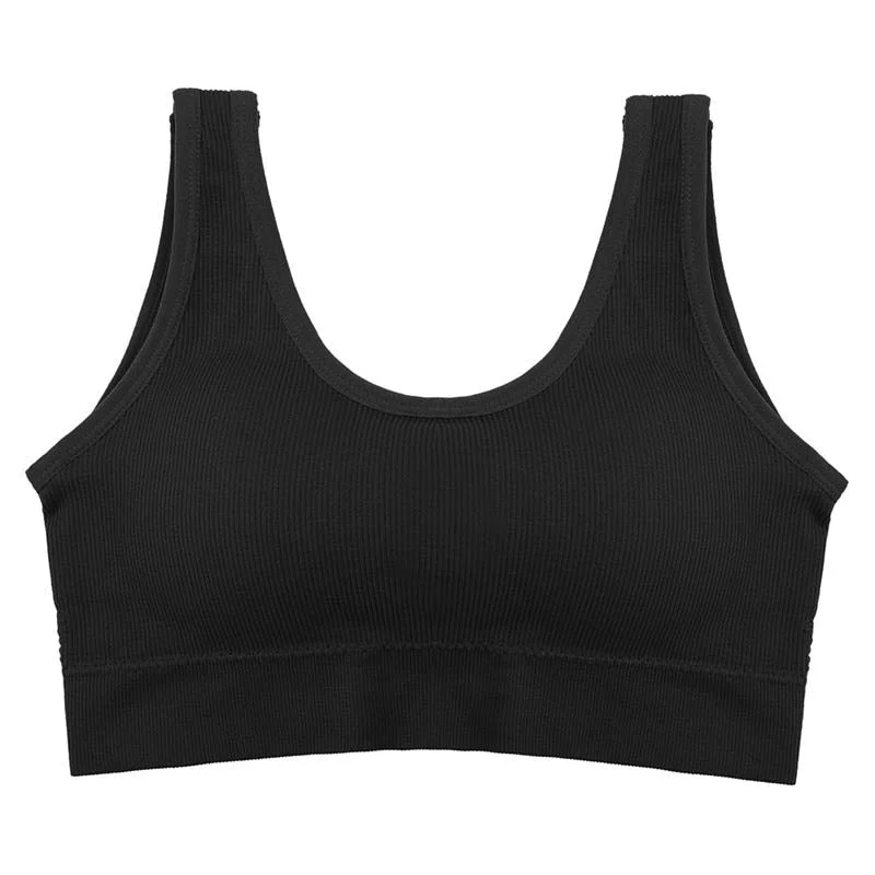 Fashion Women Tops Sexy Backless Tops Female Crop Top Stretch Camisoles Solid Color Sleeveless Vest Tank Top Cami Pad Lingerie