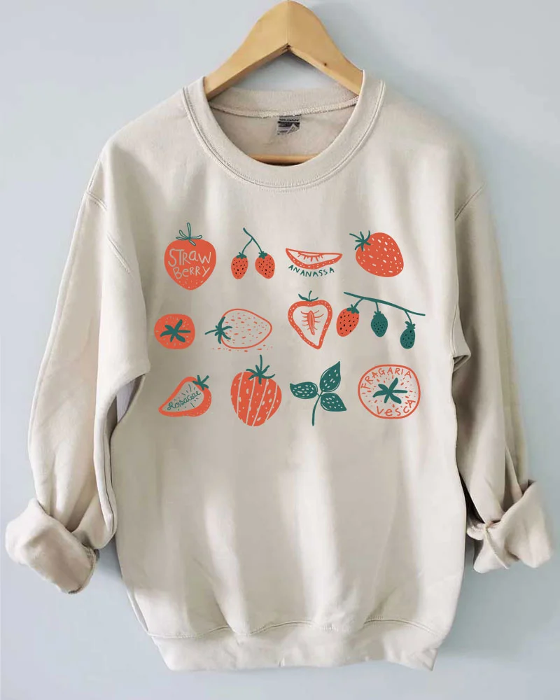 Retro Strawberry Sweatshirt