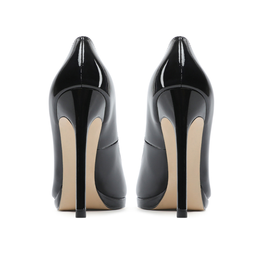 100mm Women Stiletto Mid Heel Close Pointed Toe Dress Shoes-MERUMOTE