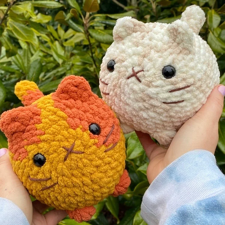 Cute Loaf Cat and Doggie Plushies Crochet Pattern PDF  —【Digital Pattern】