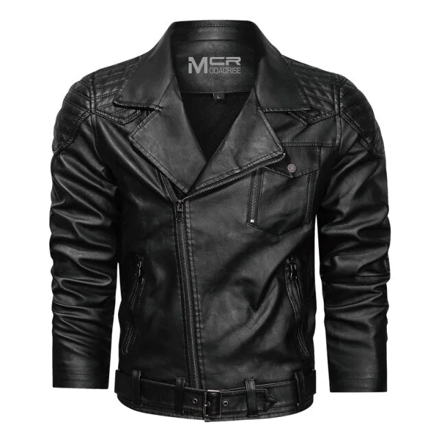 'Cosmic Riddle' Leather Jacket