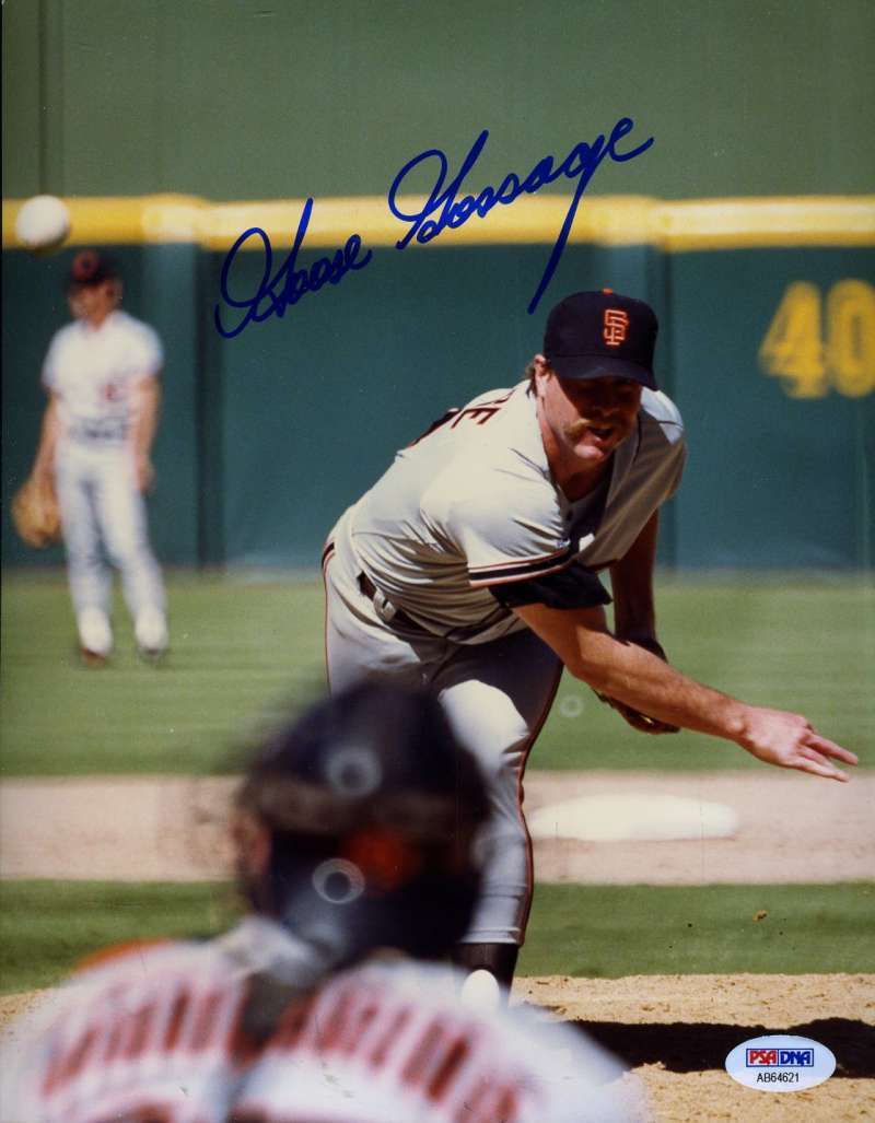 Goose Gossage San Diego Psa/dna Signed Original Image 1/1 8x10 Photo Poster painting Autograph