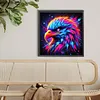 Aigle color&eacute;, full diy 5D &agrave; perceuse ronde, peintures en diamant, arts du dessin pour adultes, d&eacute;coration murale pour d&eacute;butants, kits de peinture en cristal diamant&eacute; &agrave; strass, 15,75x15,75 in (aigle)