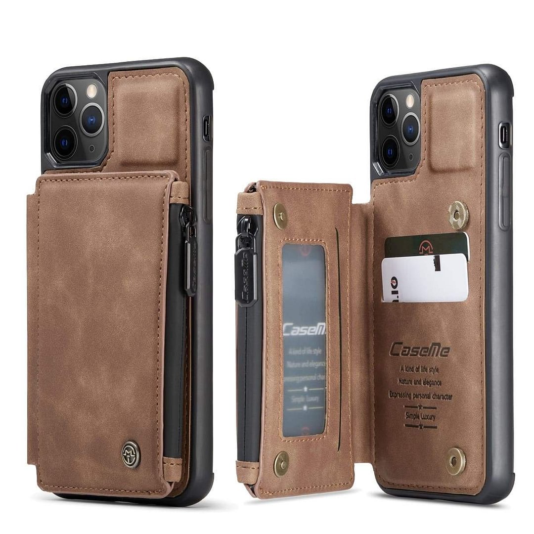 Hugoiio™ CASEME Multifuction Leather iPhone Case