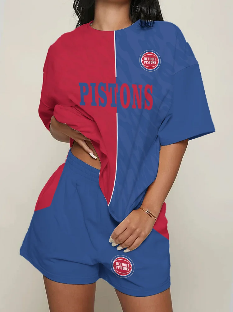 Detroit Pistons Limited Edition Top And Shorts Two-Piece Suits