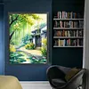 Willow Cottage-14CT Stamped Cross Stitch 45*60cm/17.72*23.62in (Big Size) tapestrymarket