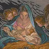 Angel'S Birth-14CT Stamped Cross Stitch 38*38cm/14.96*14.96in tapestrymarket