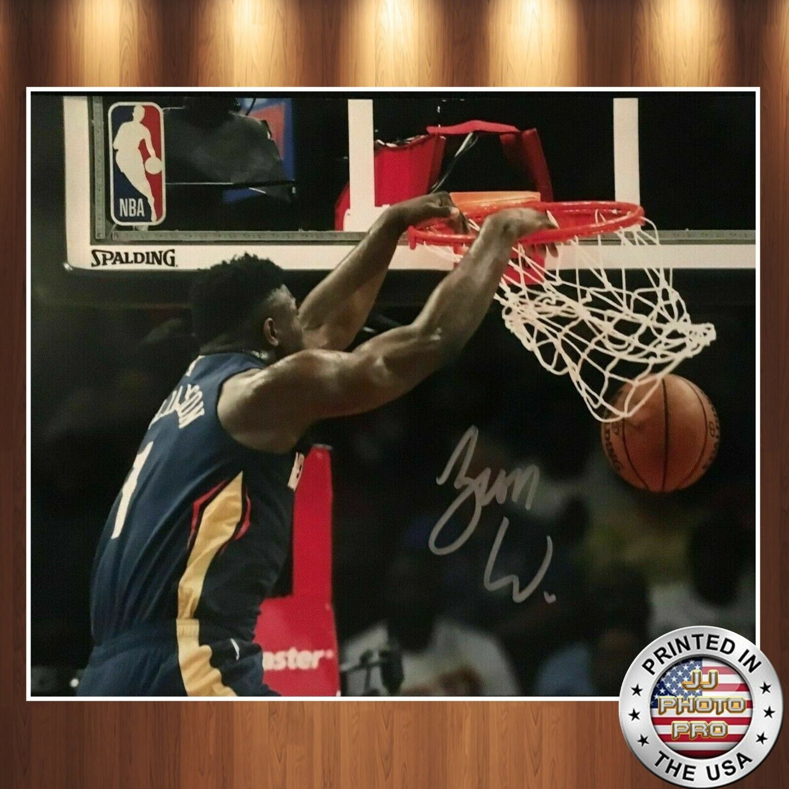 Zion Williamson Autographed Signed 8x10 Photo Poster painting (Pelicans Duke) REPRINT