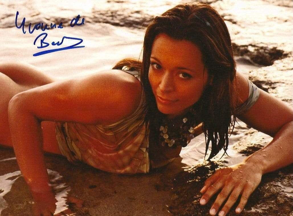 Yvonne de Bark SEXY ACTRESS autograph, In-Person signed Photo Poster painting