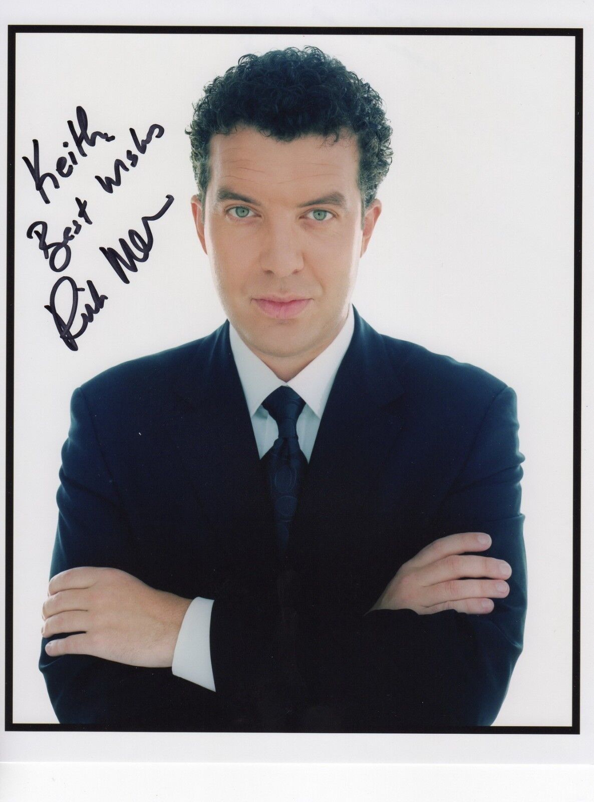 RICK MERCER AUTOGRAPH CANADIAN COMEDIAN, AUTHOR