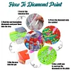 8Pcs Diamond Painting Wooden Christmas Coasters with Holder Gift for Mom