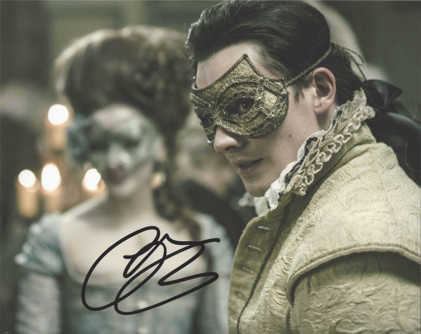 ANEURIN BARNARD SIGNED AUTHENTIC WAR & PEACE 8x10 Photo Poster painting COA RADIOACTIVE PROOF